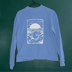 Tubbo Blue Benson Long Sleeve Shirt